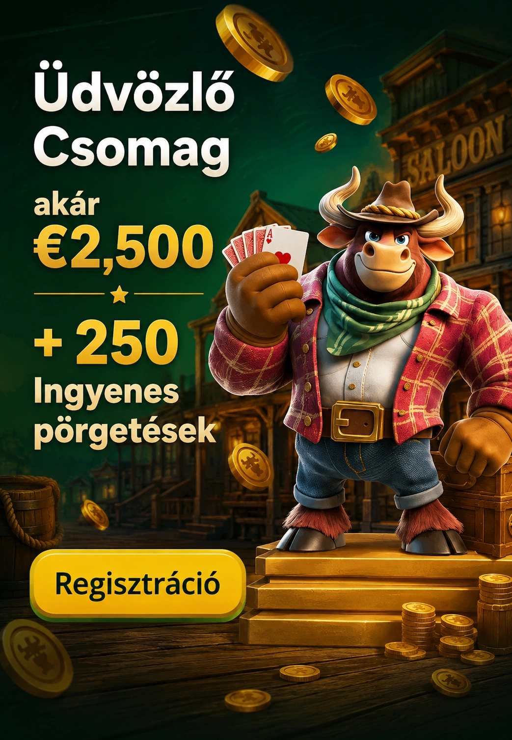 Cowboyspin Casino partneri céloldal előnézet